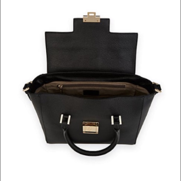🔴 sold🔴 Versace black leather satchel NWT - Picture 4 of 8